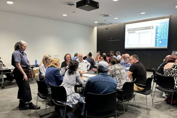 Participants take part in CSIRO's public dialogue on quantum technologies, discussing the potential opportunities, risks and societal impacts of emerging quantum innovations. Source: CSIRO.