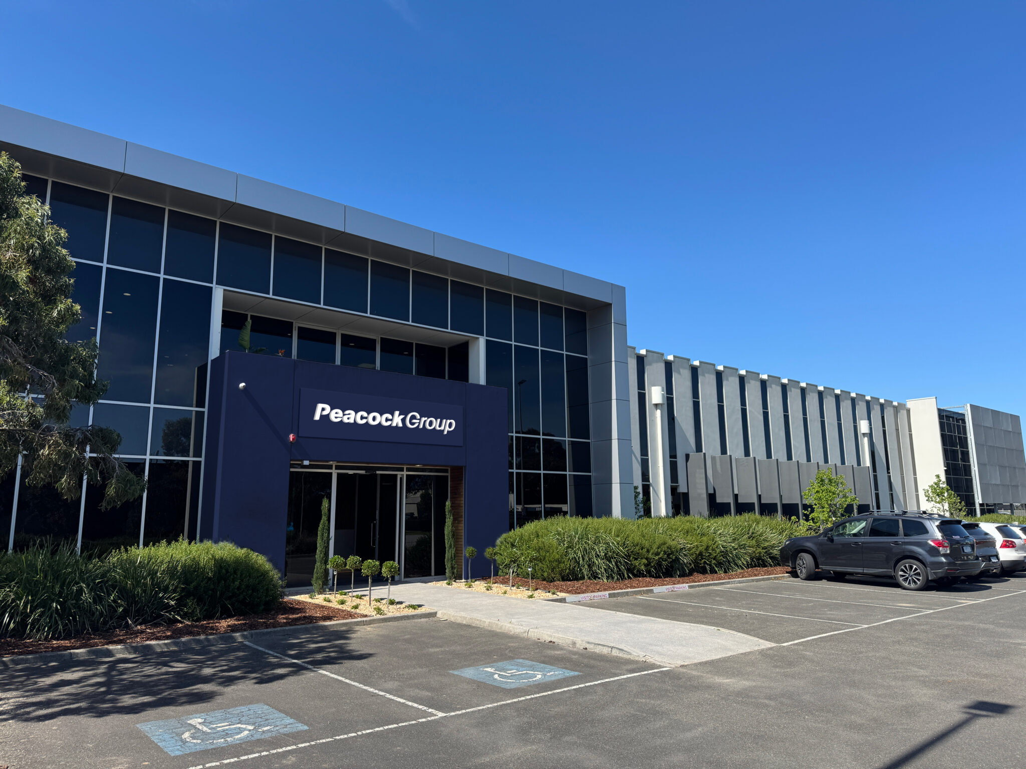 Peacock Group's new purpose-built 8000sqm facility in Dandenong South, Melbourne.
